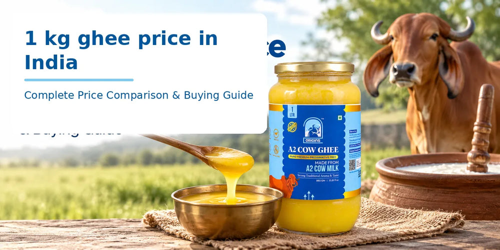 1 Kg A2 Cow Ghee Price in India: Complete Price Comparison & Buying Guide
