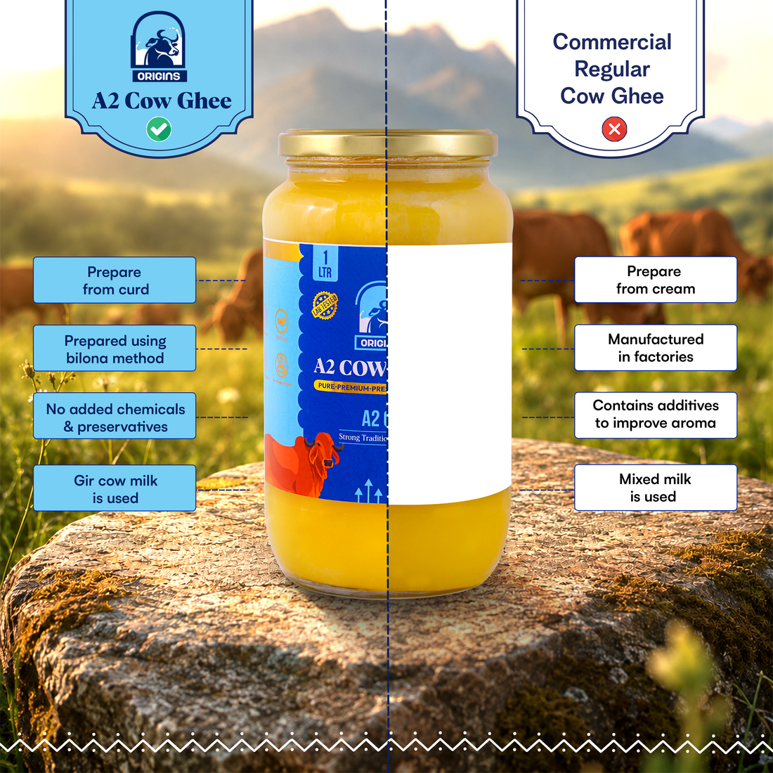 1 LTR A2 Ghee