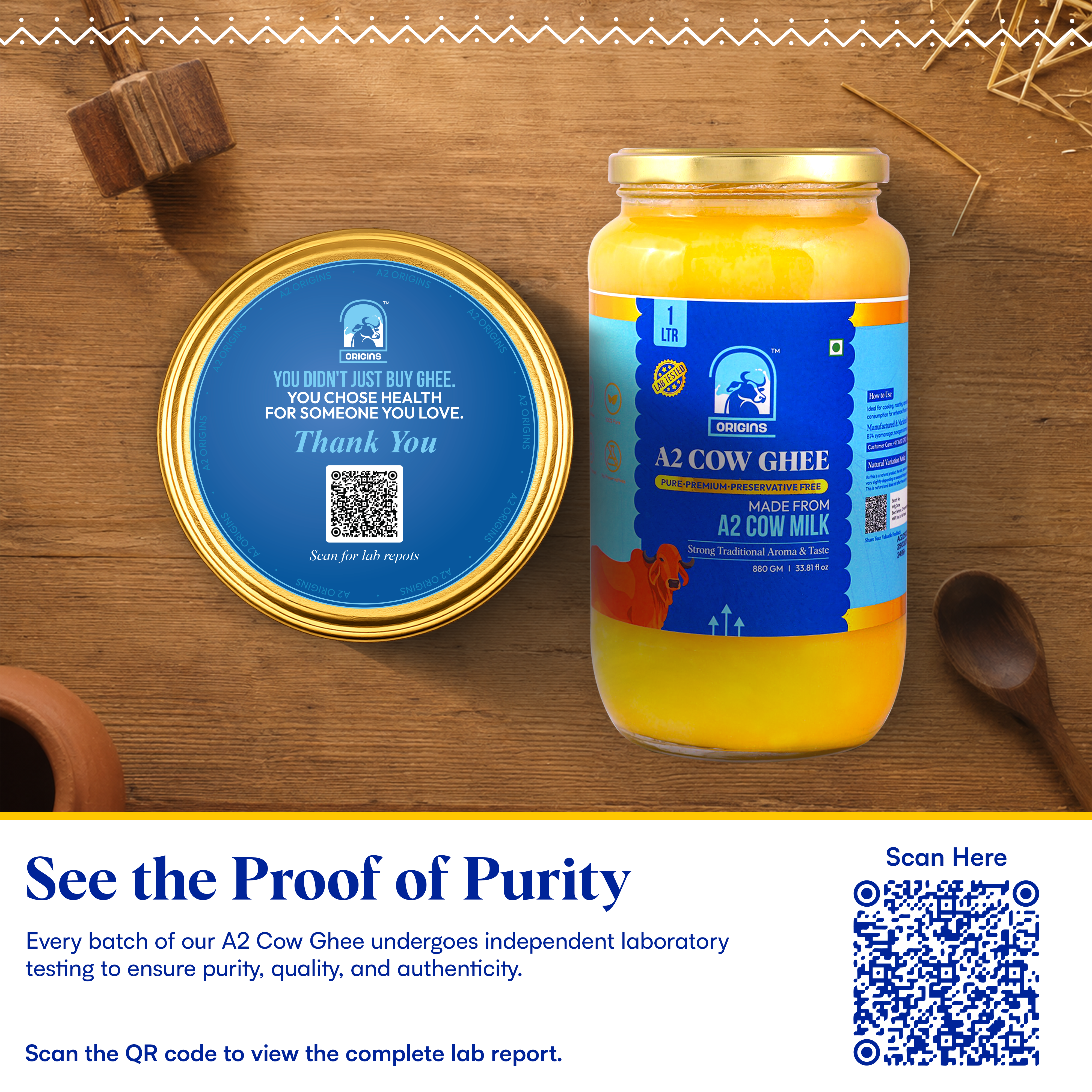 500 ML A2 Ghee